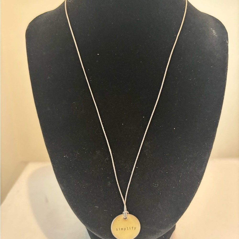 Vintage Silver Pendant Necklace
